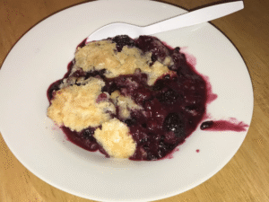 blackberry cobbler
